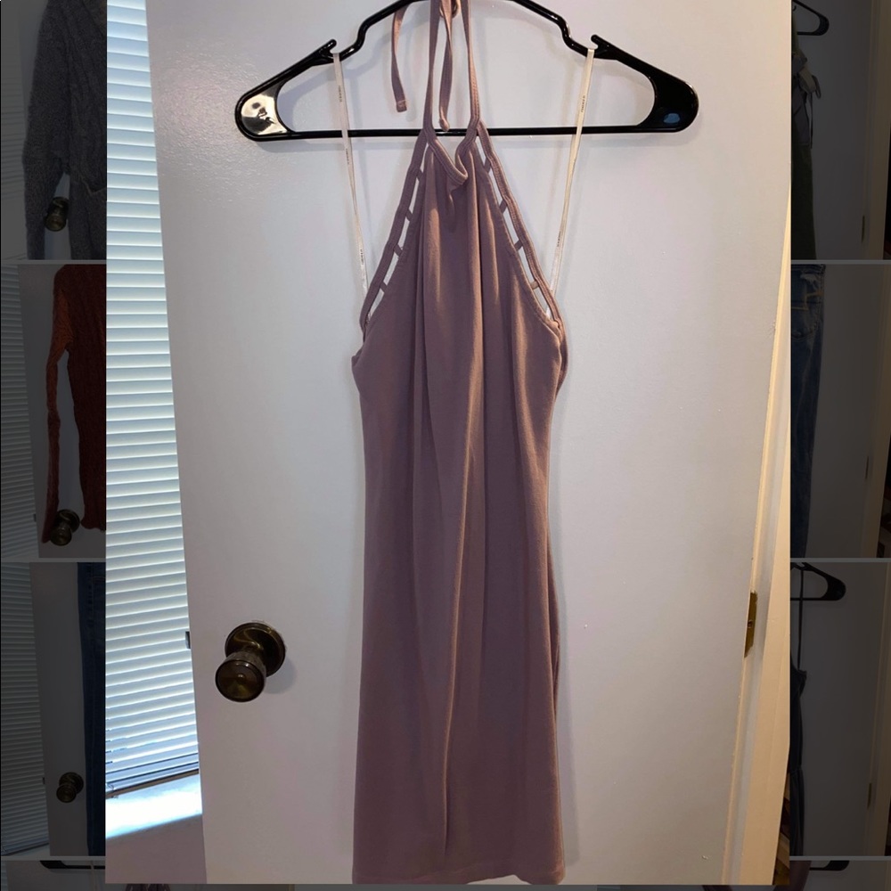 Halter bodycon dress